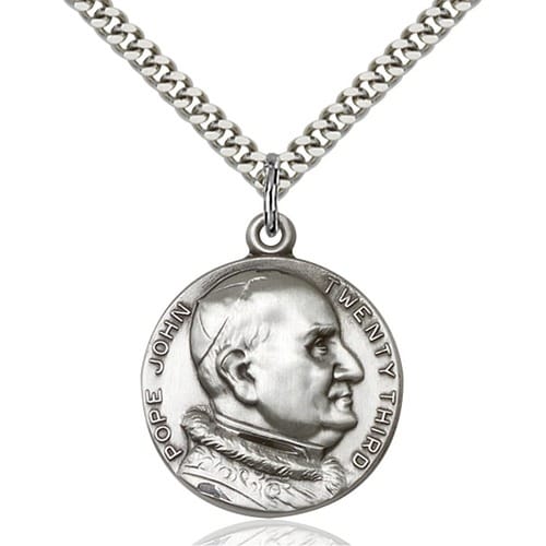 Sterling Silver St. Pope John XXII Pendant