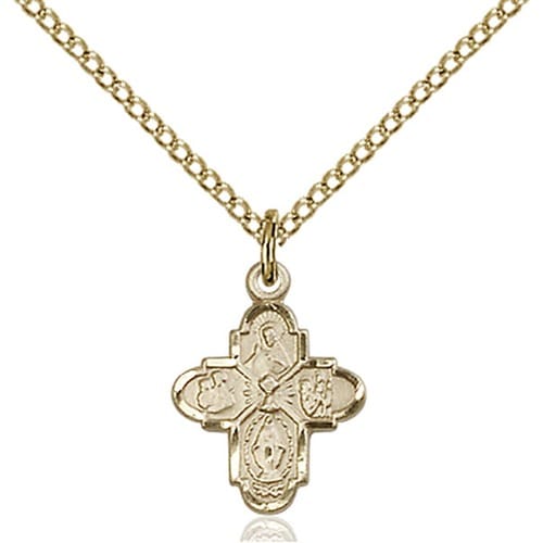 14kt Gold Filled 4-Way / Chalice Petite Pendant