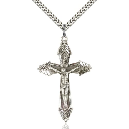 Sterling Silver Crucifix Pendant