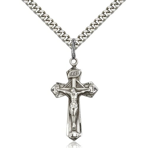 Sterling Silver Crucifix Pendant