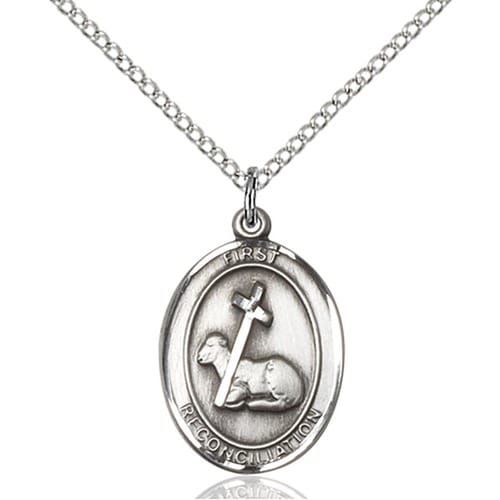 Sterling Silver First Reconciliation Pendant