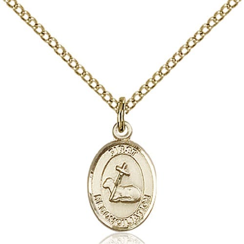 14kt Gold Filled First Reconciliation Petite Pendant