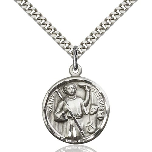 Sterling Silver Genesius Pendant