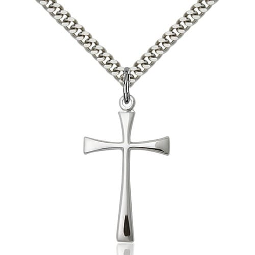 Sterling Silver Maltese Cross Pendant