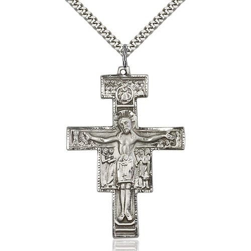 Sterling Silver San Damiano Pendant