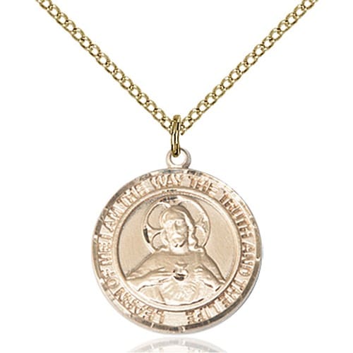14kt Gold Filled Scapular Pendant