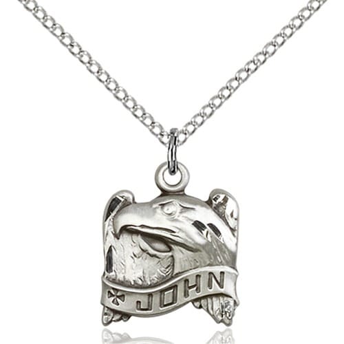 Sterling Silver St. John Pendant