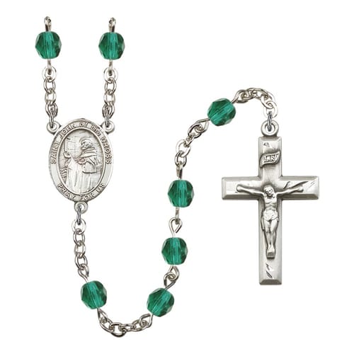 St. John Of The Cross Teal December Rosary 6mm