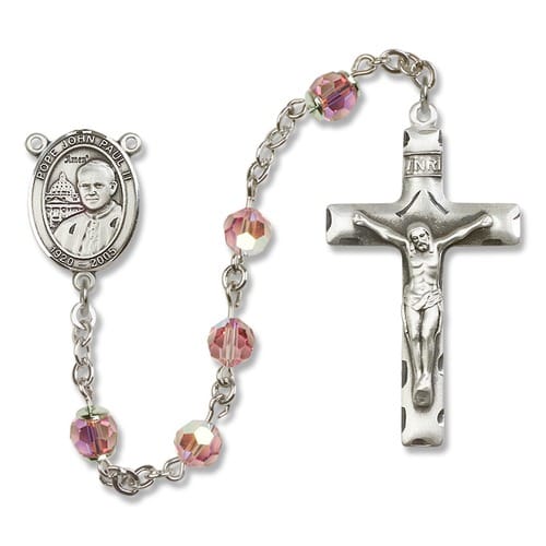 SS Light Rose October St. John Paul II Rosary