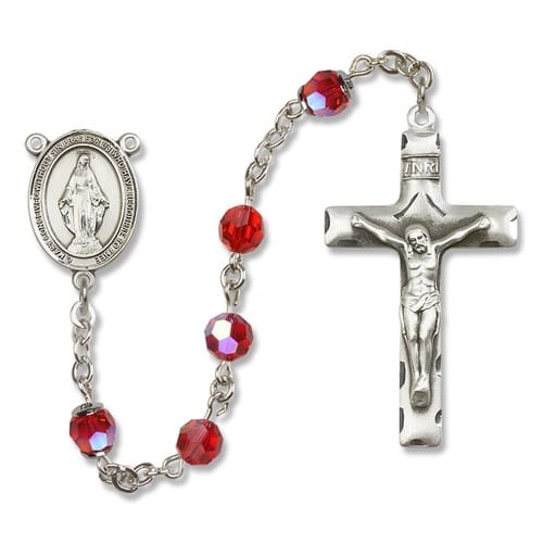SS Red July Miraculous Rosary