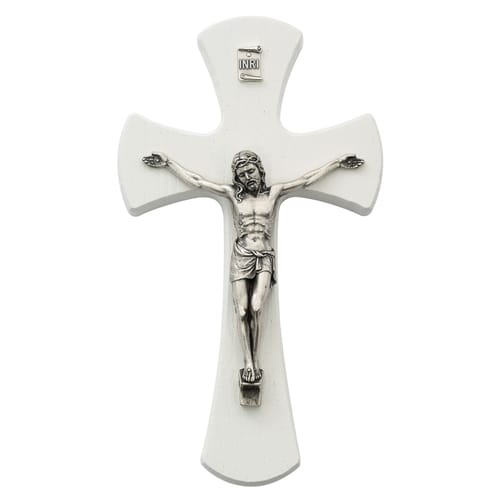 White Crucifix 6&quot;