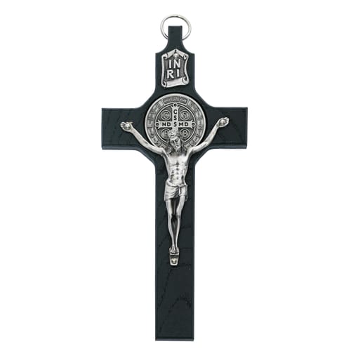 Black St. Benedict Crucifix 6&quot;
