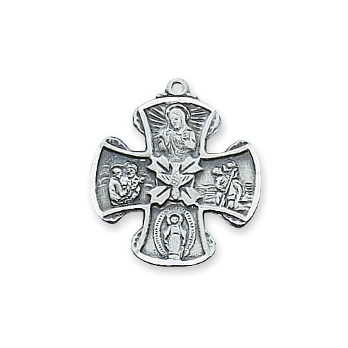 Sterling Silver 4-way Pendant