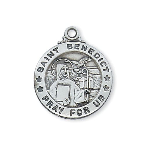 Sterling Silver St. Benedict Pendant