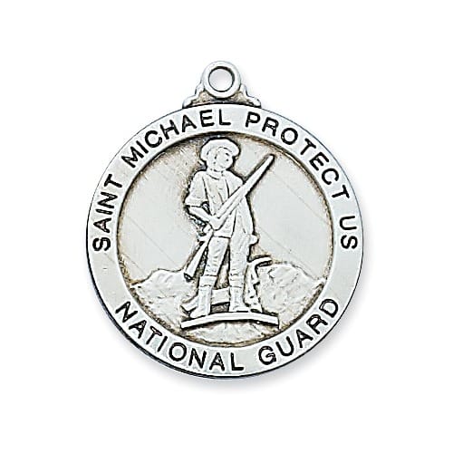 Sterling Silver National Guard Pendant