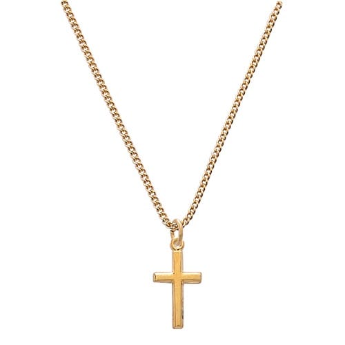 Gold on Sterling Baby Cross