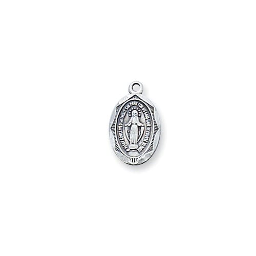 Sterling Miraculous Baby Pendant