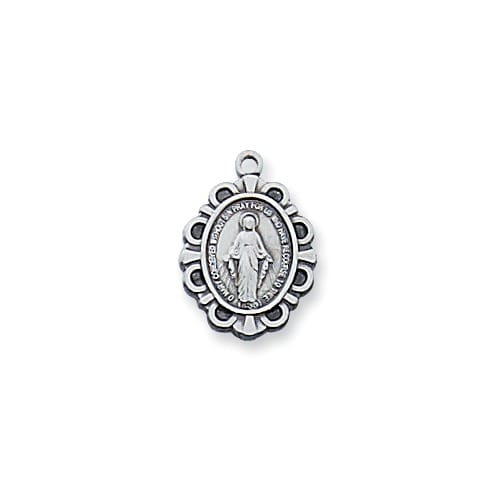 Sterling Miraculous Baby Pendant