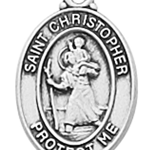 Sterling St. Christopher Baby Pendant