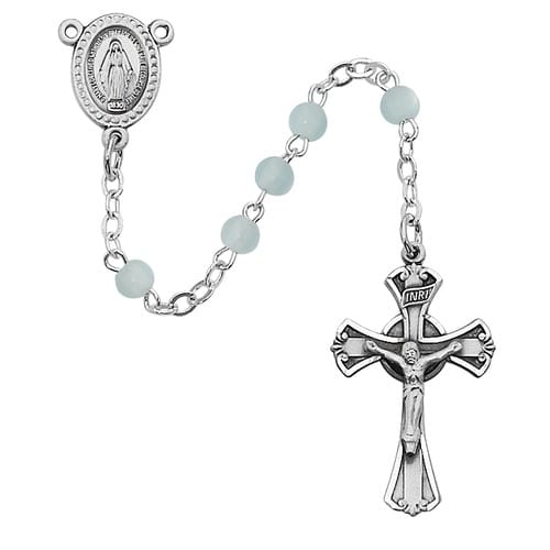 Blue Glass Youth Rosary