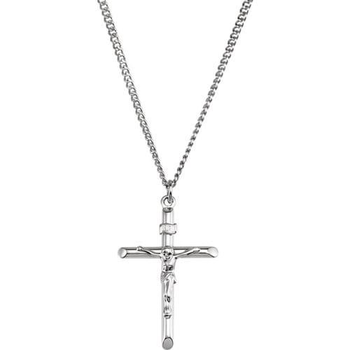 Sterling Silver Crucifix Necklace