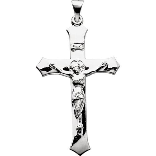 Sterling Silver Crucifix Pendant 39X25.5