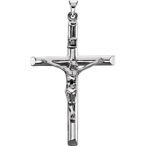 Sterling Silver Crucifix Pendant 43X29