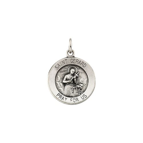 Sterling Silver 18mm St. Gerard Medal