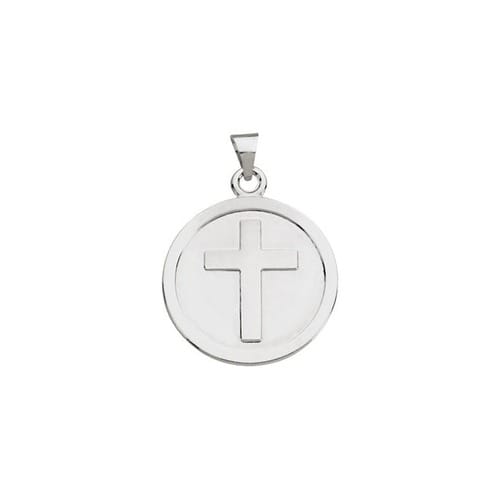 Sterling Silver 23mm Cross Pendant