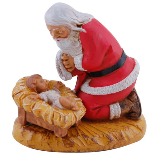 Fontanini Kneeling Santa Figure