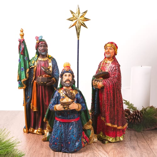 Real Life Nativity Set Three Kings - Deluxe