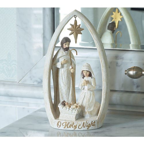 O Holy Night Holy Family Statue