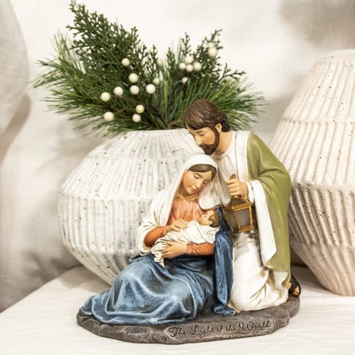 Light of the World Holy Family Figure