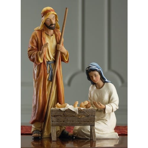Real Life Nativity Set Holy Family - Deluxe