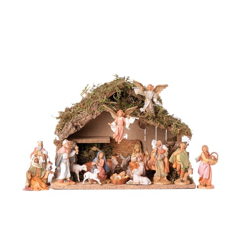 Fontanini 16 Piece Nativity Set with Italian Stable 5