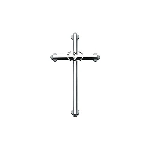 Silver Wedding Cross - 8 inch