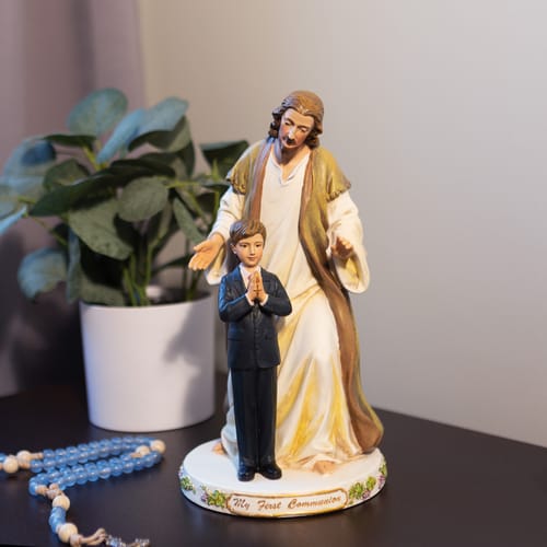 First Communion Jesus Figurine - Boy