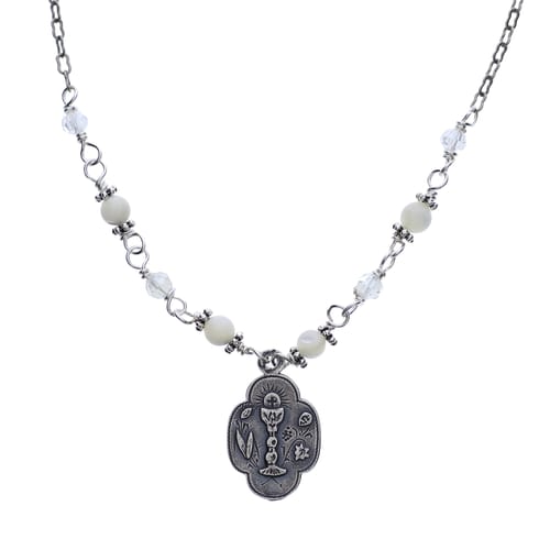 Most Blessed Sacrament Gemstone Necklace