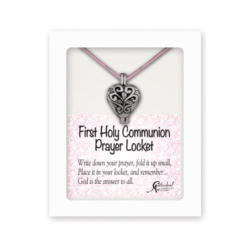 First Communion Prayer Locket