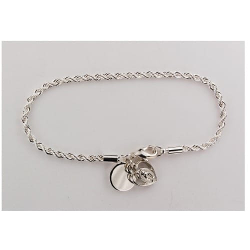 Miraculous Medal Rope Chain Bracelet