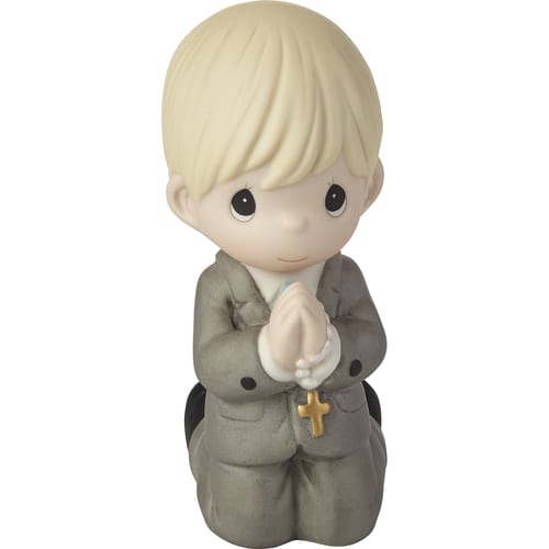 Remembrance Of My First Communion Precious Moments Boy Figurine