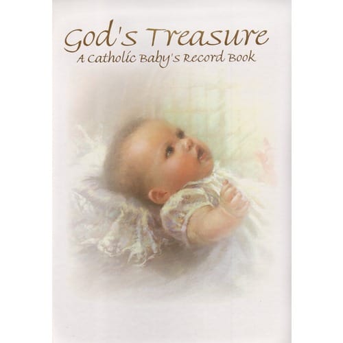 God's Treasure - A Catholic Baby's Record Book