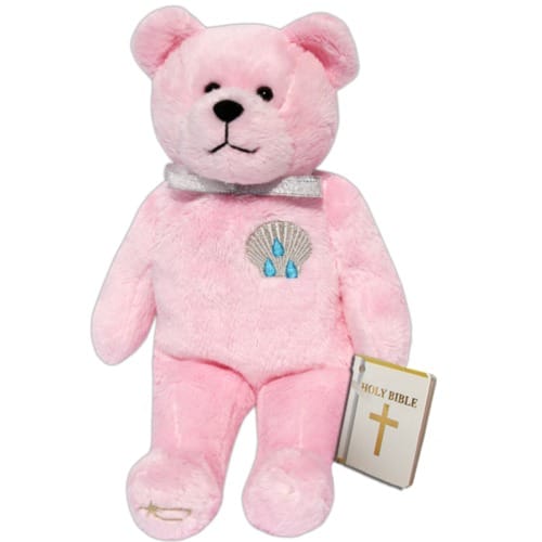 Pink Baptism Bear