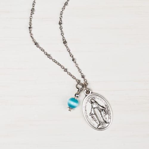 Miraculous Medal Chain Necklace