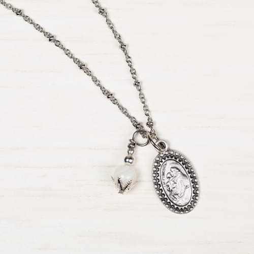 St. Anthony Ball Chain Necklace