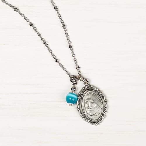 St. Mother Teresa of Calcutta Ball Chain Necklace