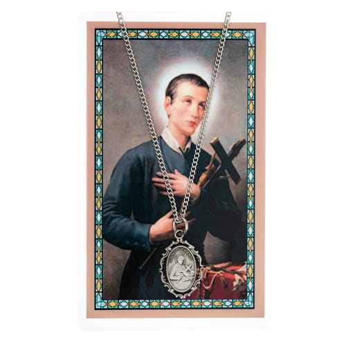 St. Gerard Prayer Card & Necklace Set