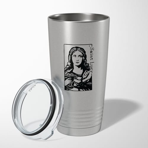 Personalized St Lucy 20oz Stainless Tumbler