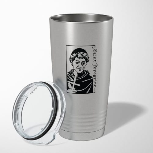 Personalized St Peregrine 20oz Stainless Tumbler