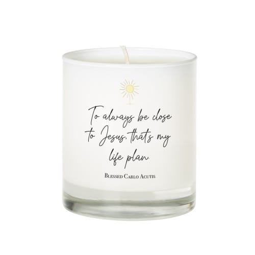 Bl. Carlo Acutis &quot;My Life Plan&quot; Candle